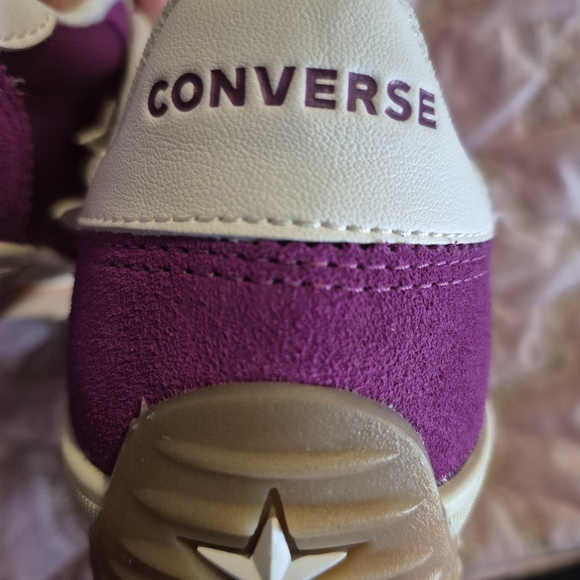 Converse Women's All Star Purple Sneakers - Picture 4 of 5